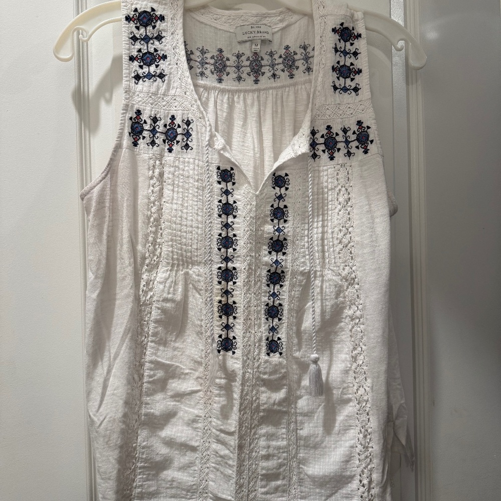 Lucky Brand cotton blouse